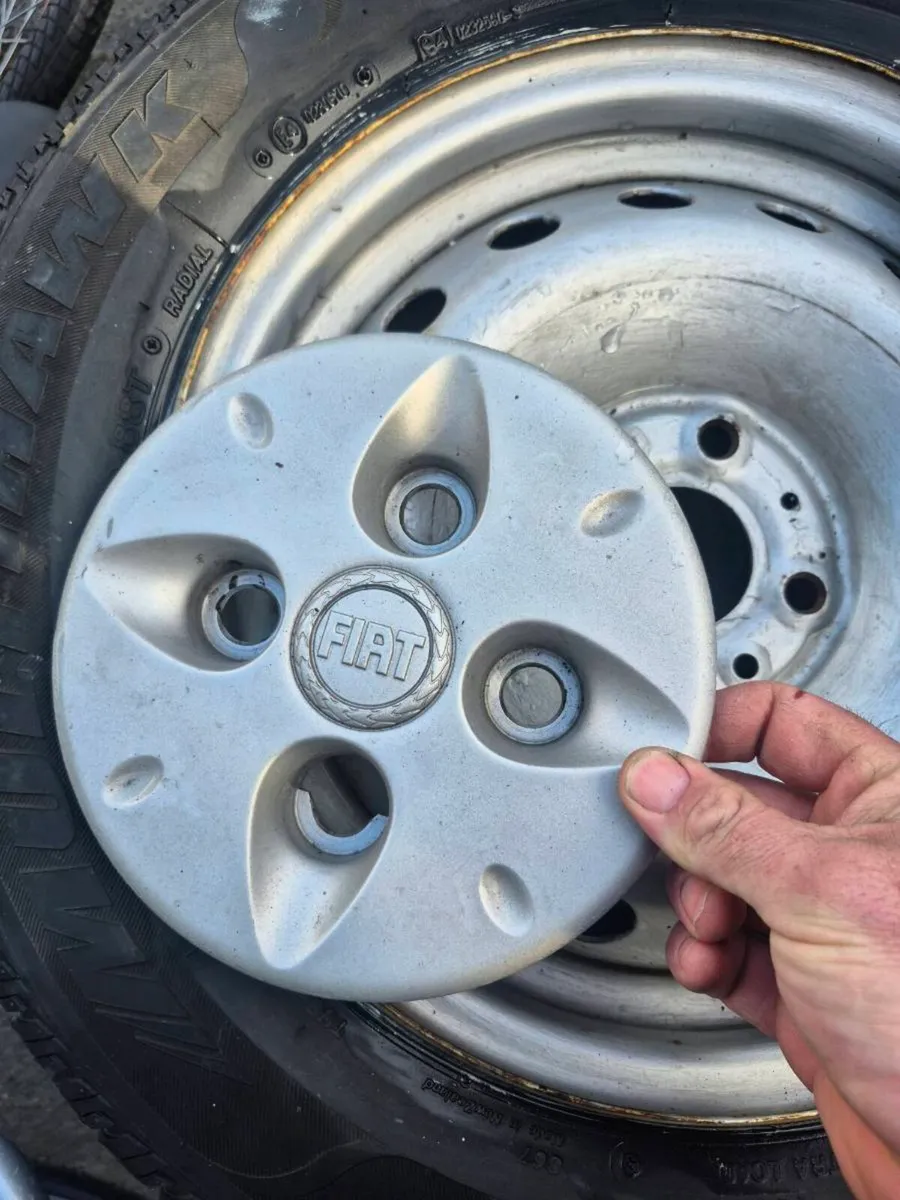 4FIAT DOBLO WHEELS 175/70R14 CONDITION FANTASTICDU - Image 2