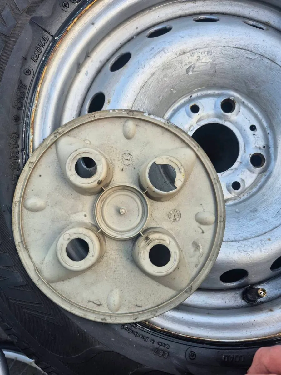 4FIAT DOBLO WHEELS 175/70R14 CONDITION FANTASTICDU - Image 4