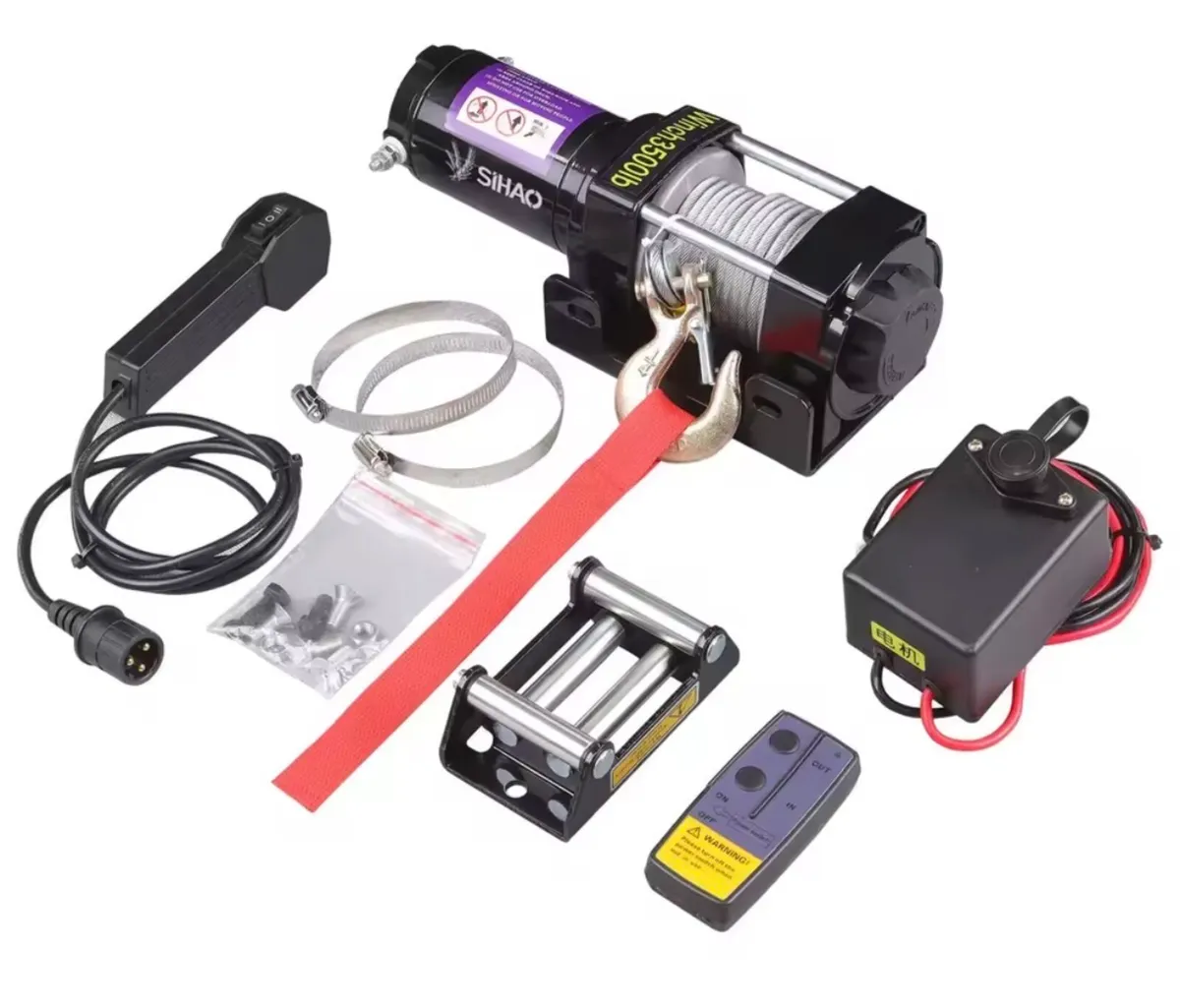Waterproof Off-Road Winch for Car/ATV/Boat/Trailer - Image 2