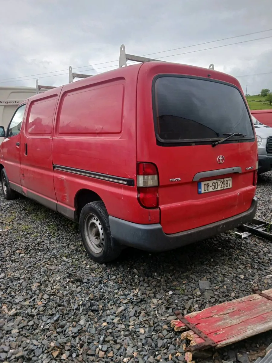 2 toyota hiace vans suitable for parts or export - Image 3
