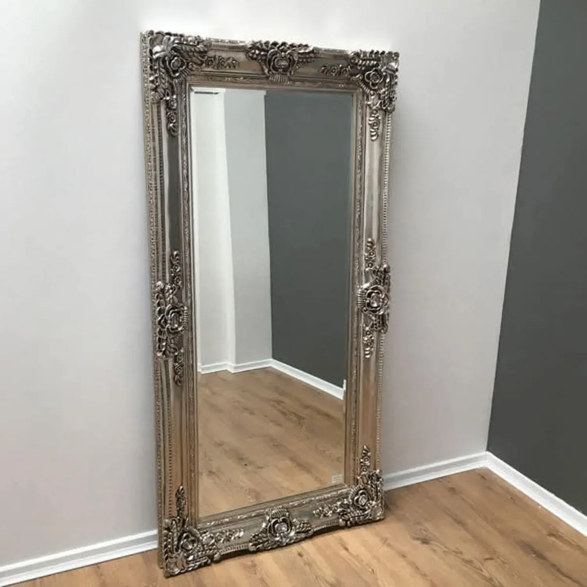 Large Mirror Ornate Regal Decorative - Image 1