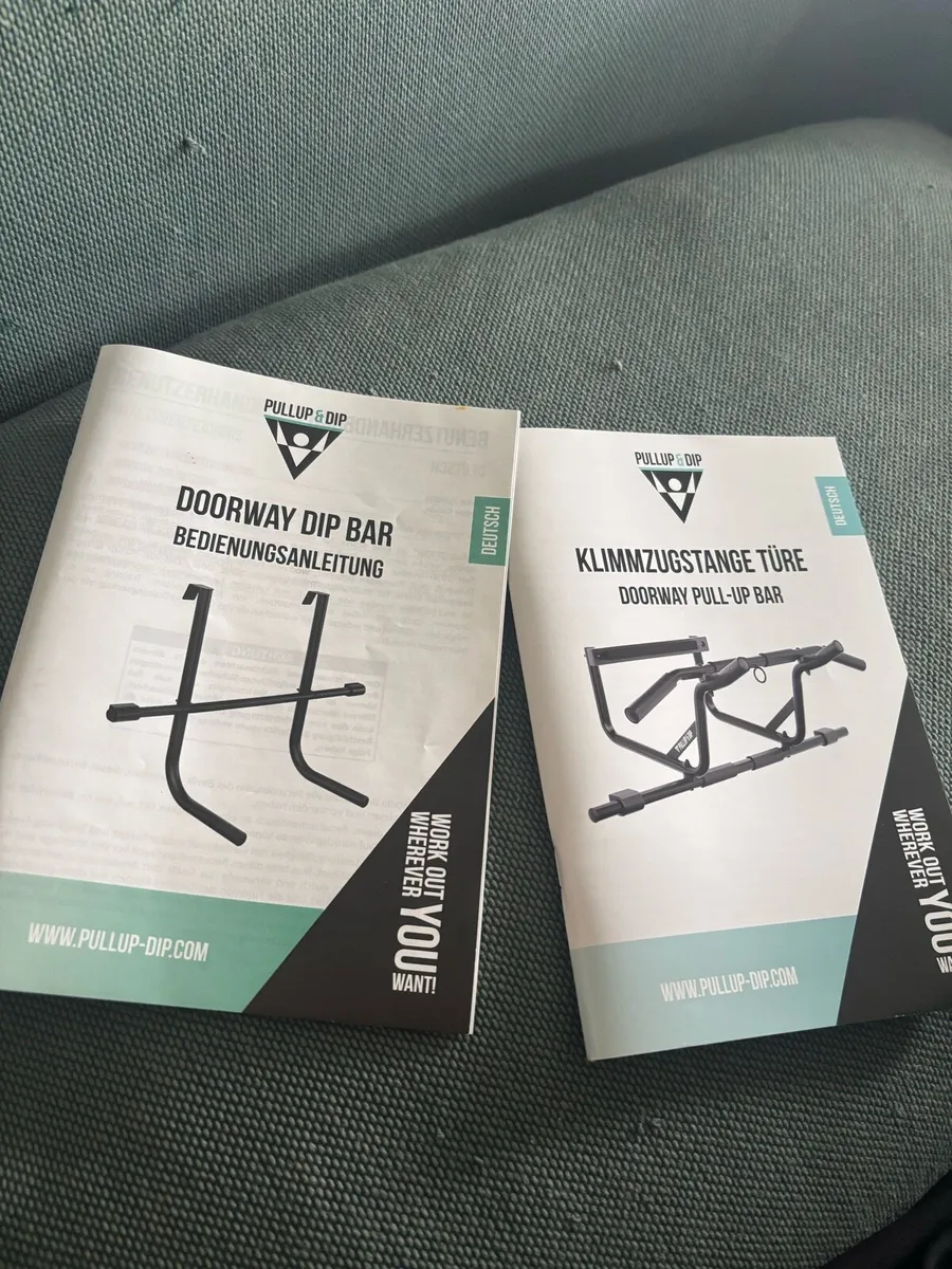 Doorway Pull-Up Bar + Dip Bar (Full Set) – €50 - Image 1