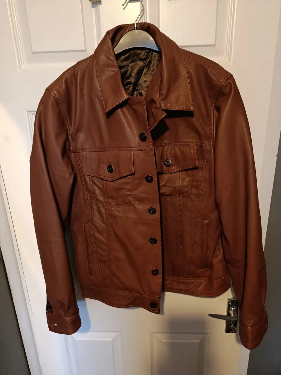 Leather lambskin jacket - Image 3