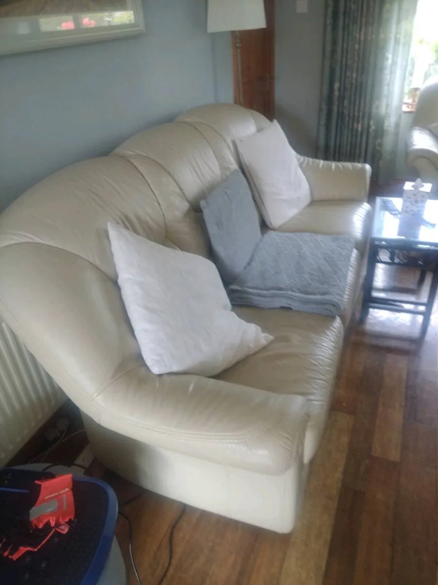 Leather sofa - Image 1