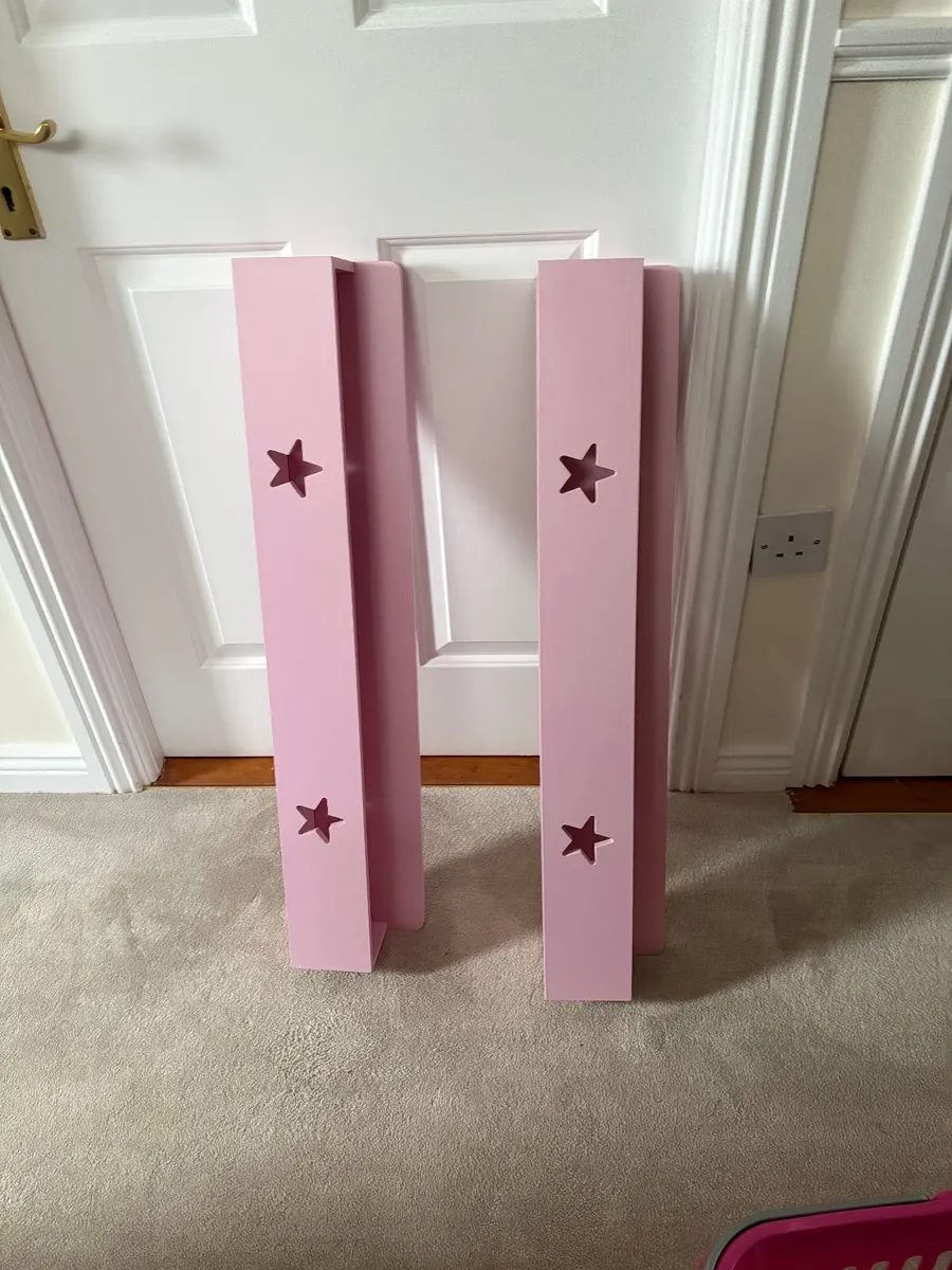 2 Pink Star Book Ledge bookshelf - Image 1