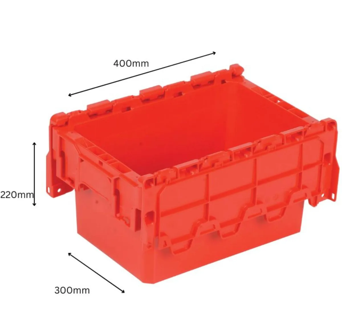 5x storage tote boxes - Image 1