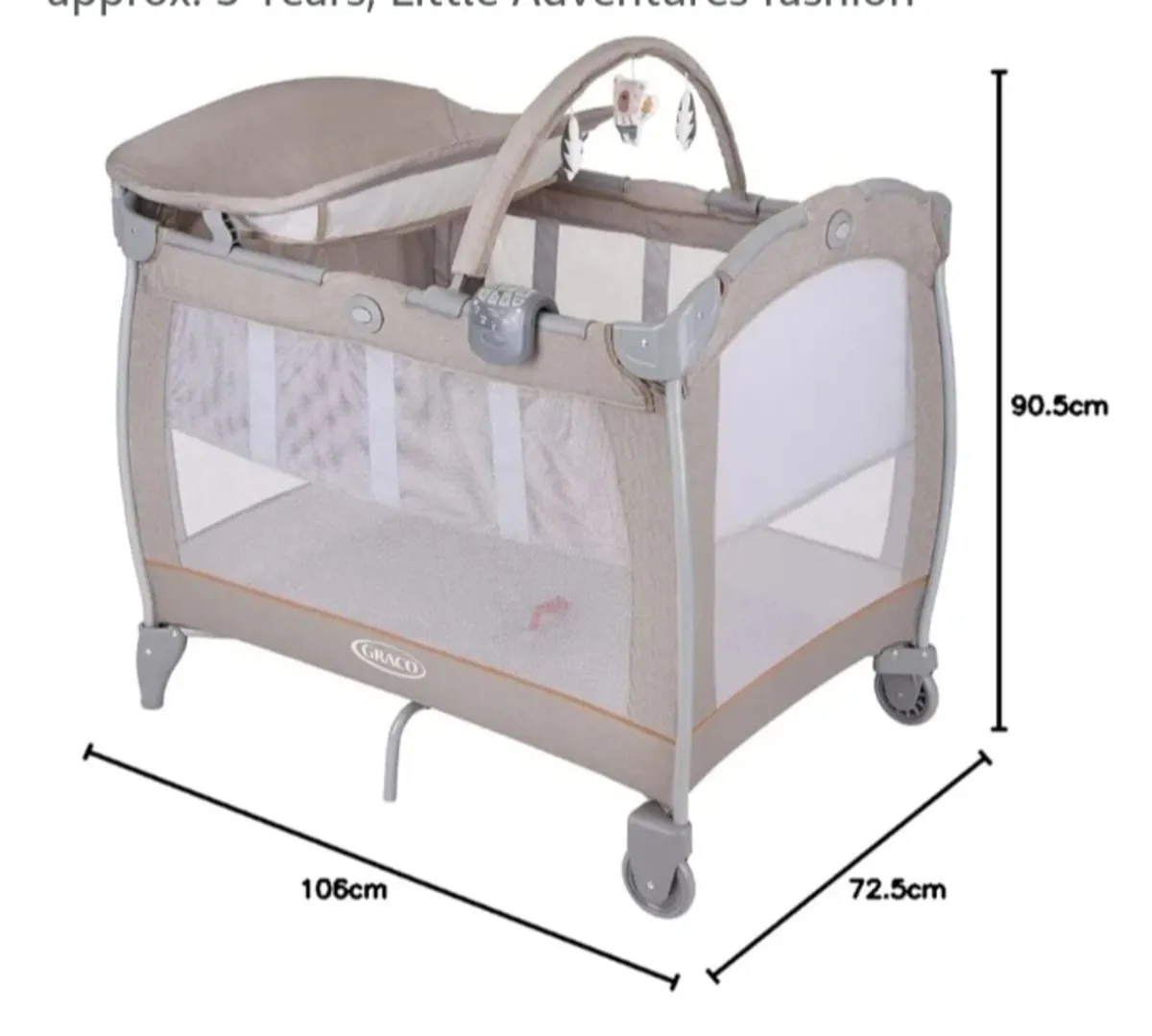 Travel cot