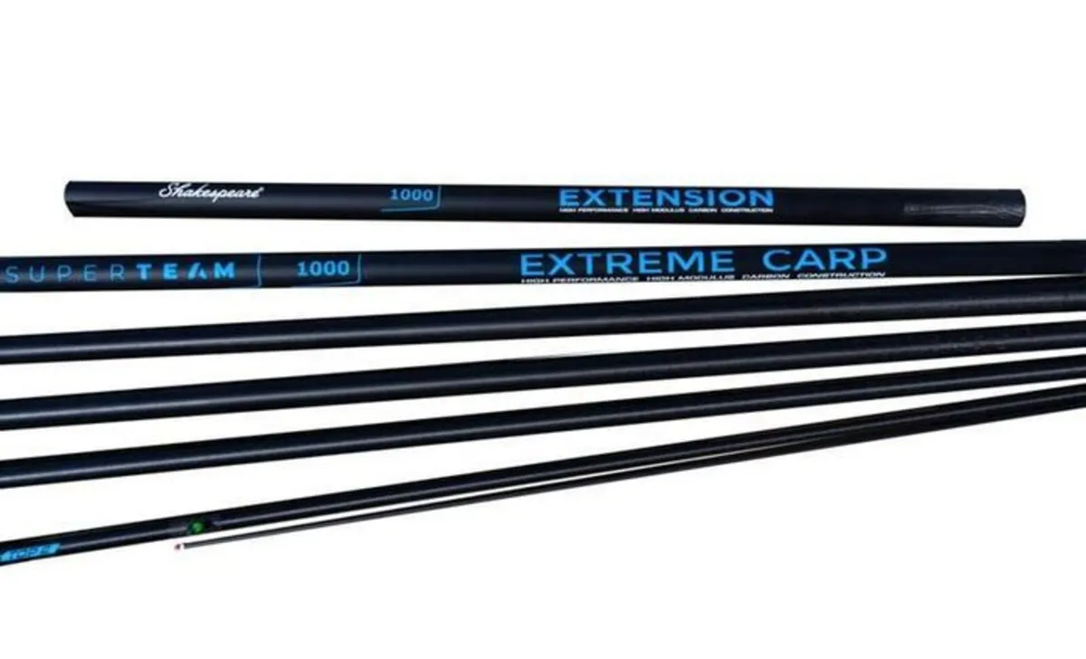 Shakespeare Superteam Fishing Pole 10m with Extens - Image 1