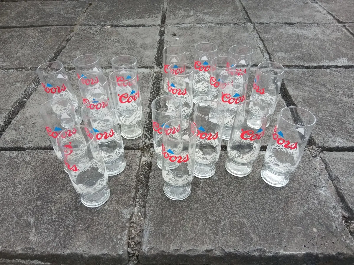 20 COORS PINT GLASSES