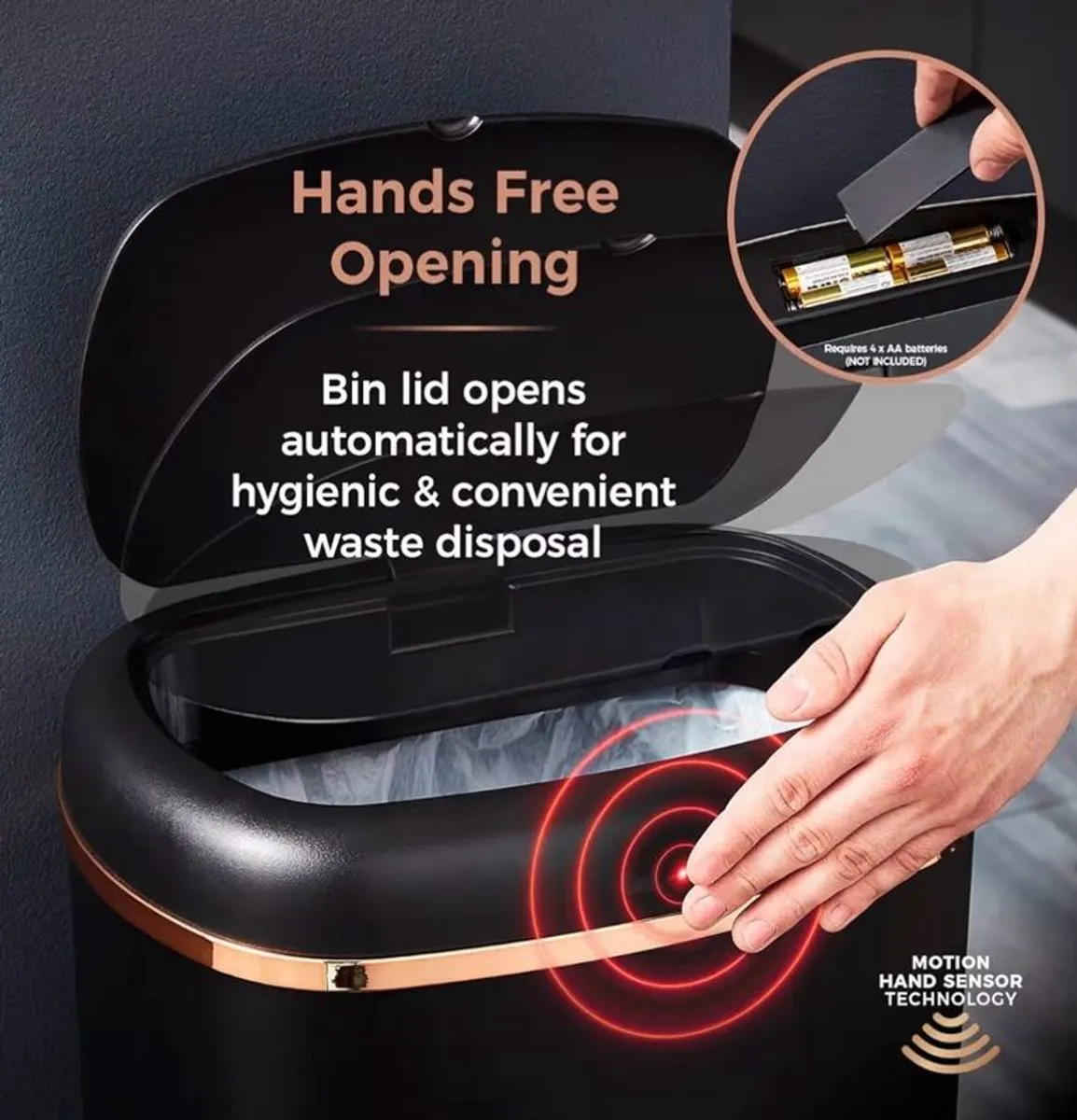 Tower Sensor Bin (black/rose gold edition) - Image 3