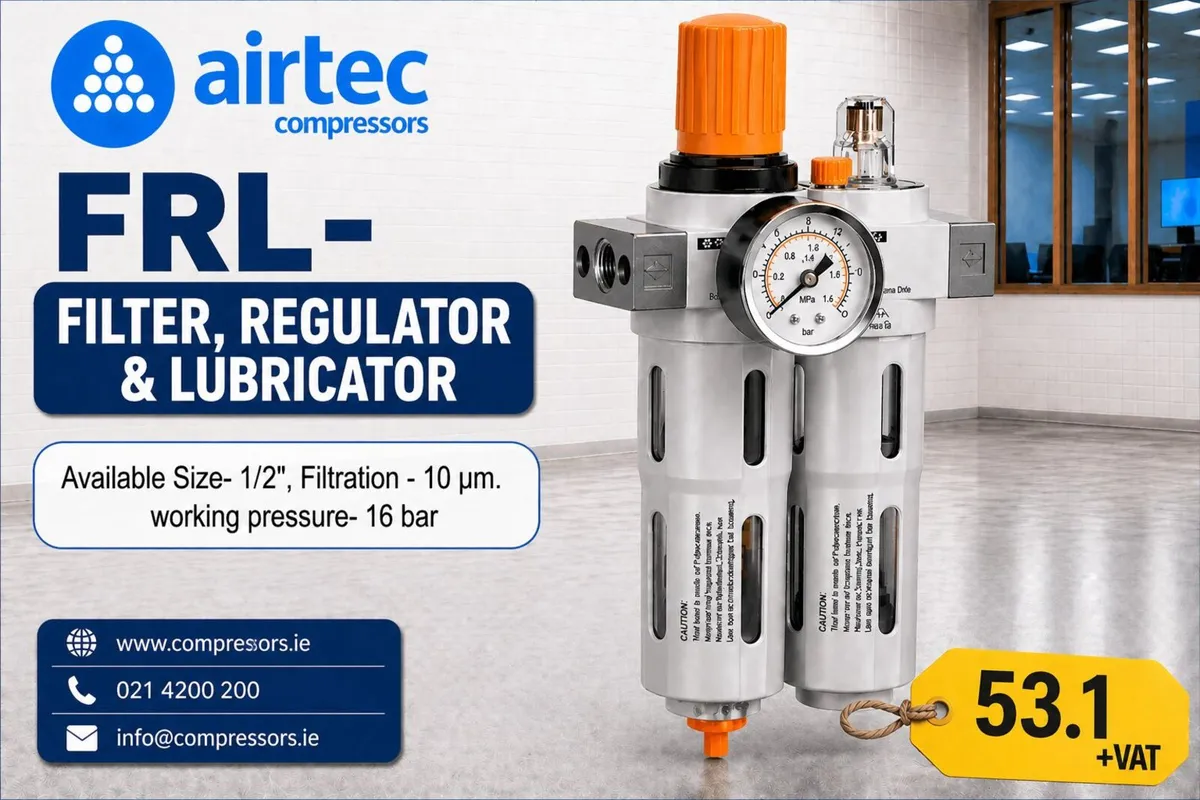 COMPRESSOR-FILTER-REGULATOR-LUBRICATOR- IN STOCK - Image 1