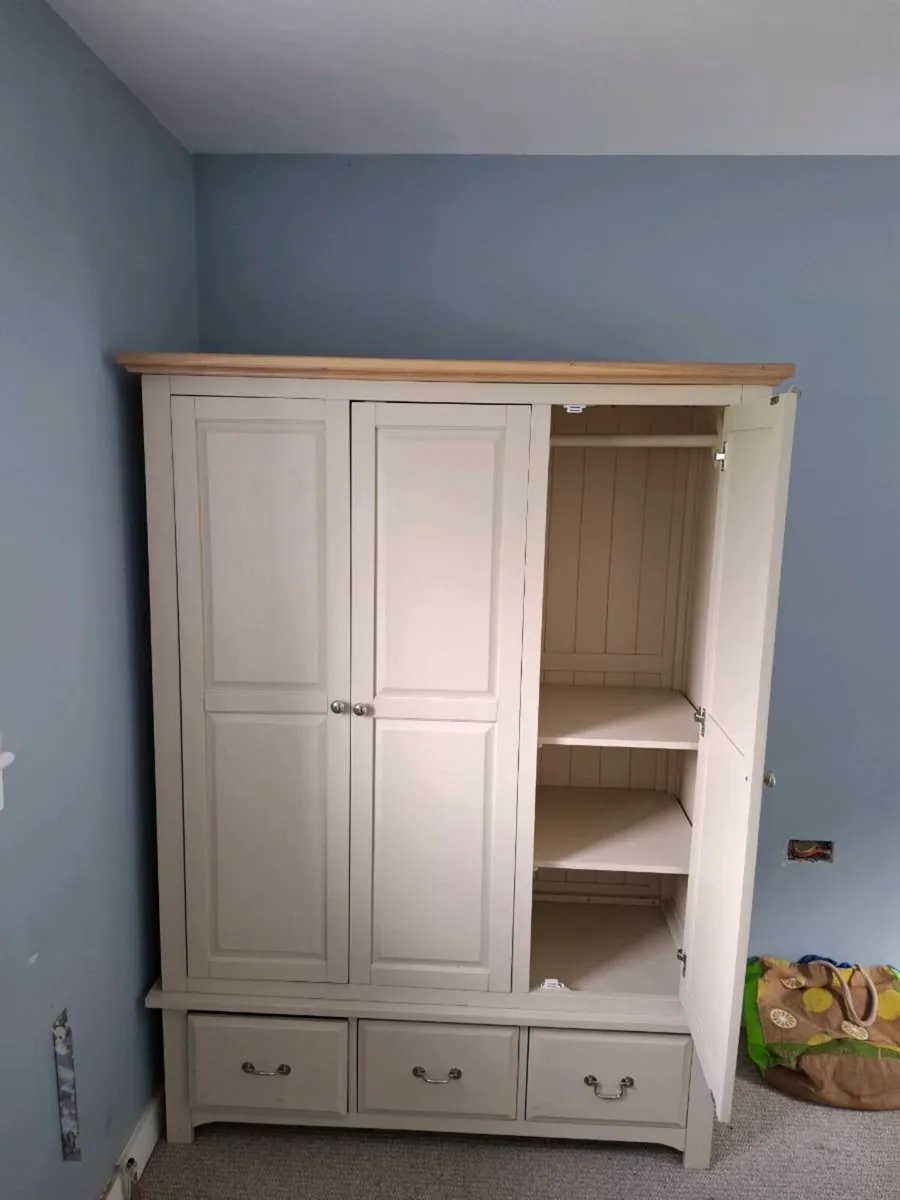 Large Solid Wardrobe / Armoire – £210 - Image 3