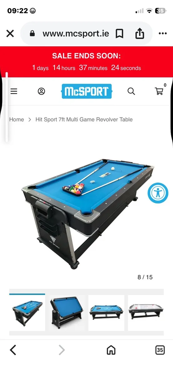 Pool/ Multi sports table - Image 1