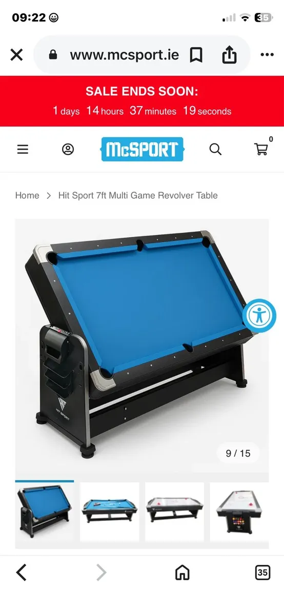 Pool/ Multi sports table - Image 2