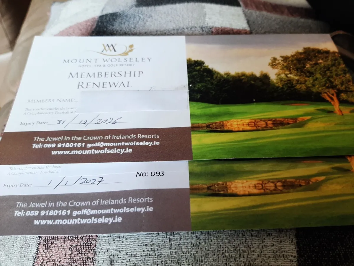 Golf Vouchers