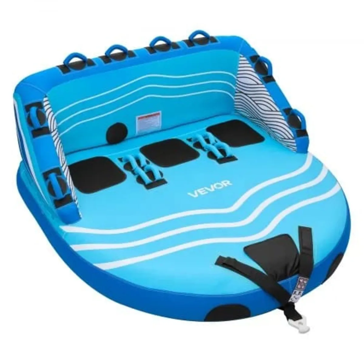 Towable Tubes for Boating, 3-Rider Inflatable Towa - Image 1