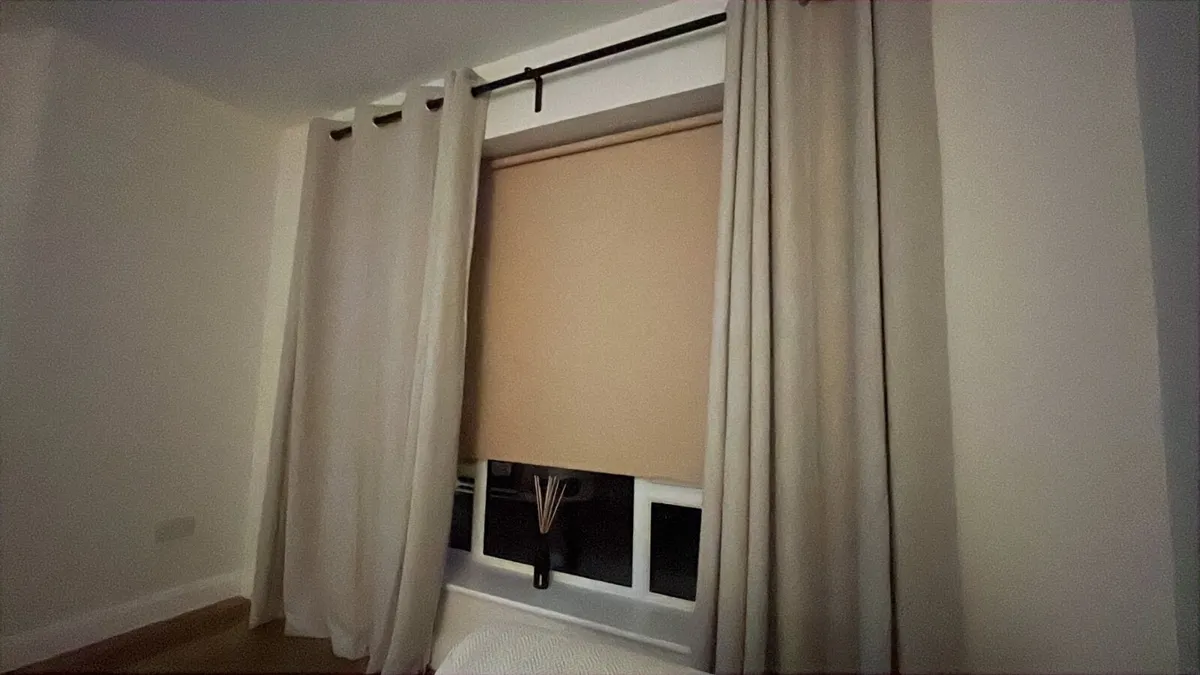 NEW Beige custom made roller blind - Image 1