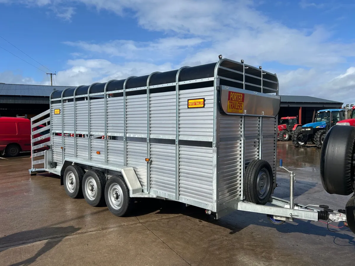 New Porter Cattle Trailer 16x6 - Image 1