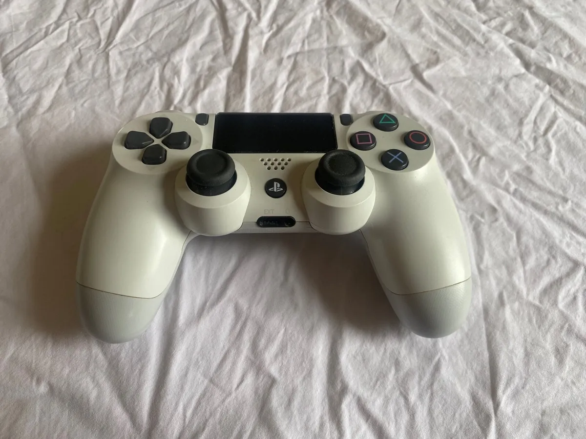 PS4 Slim 500GB + White Controller – Fully Working - Image 3