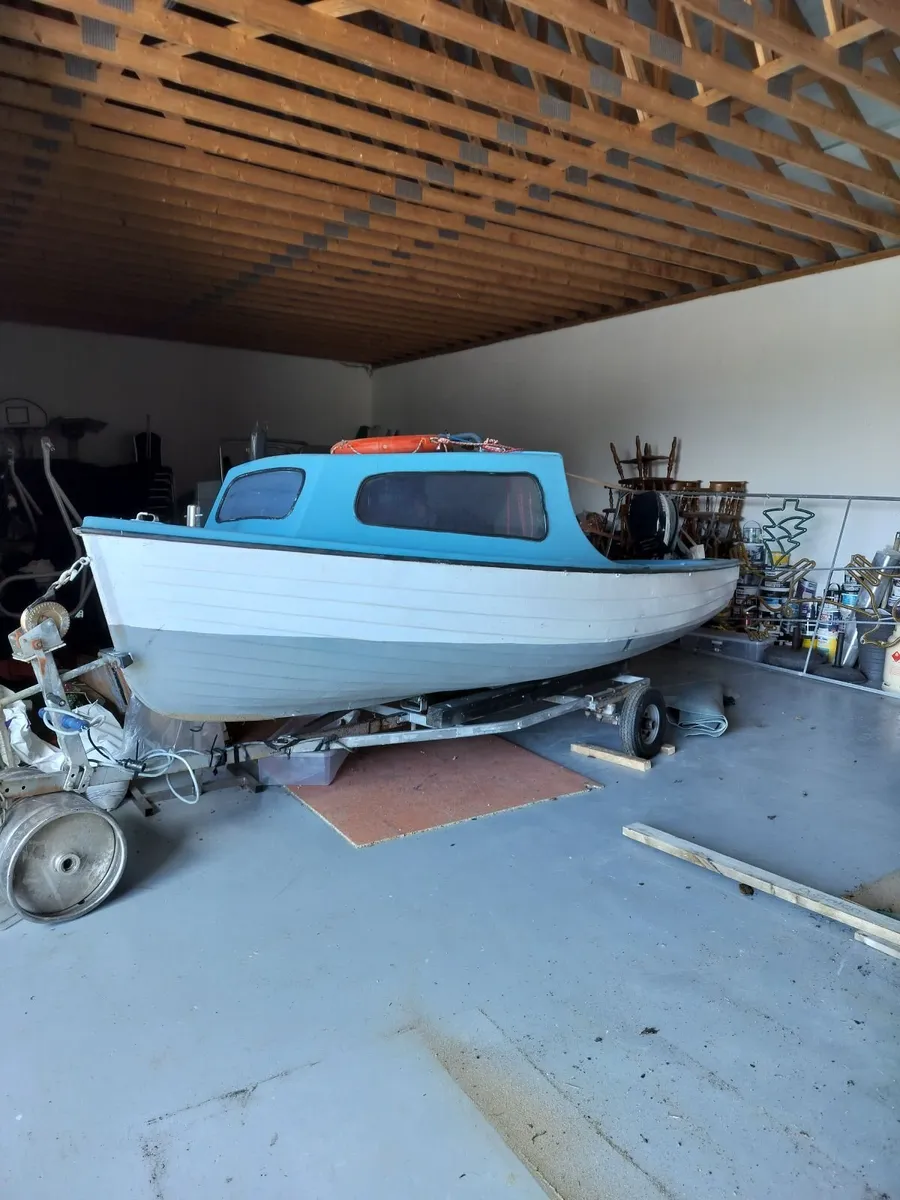 Classic Cabin Boat w/ Yamaha 4-Stroke Outboard - Image 1
