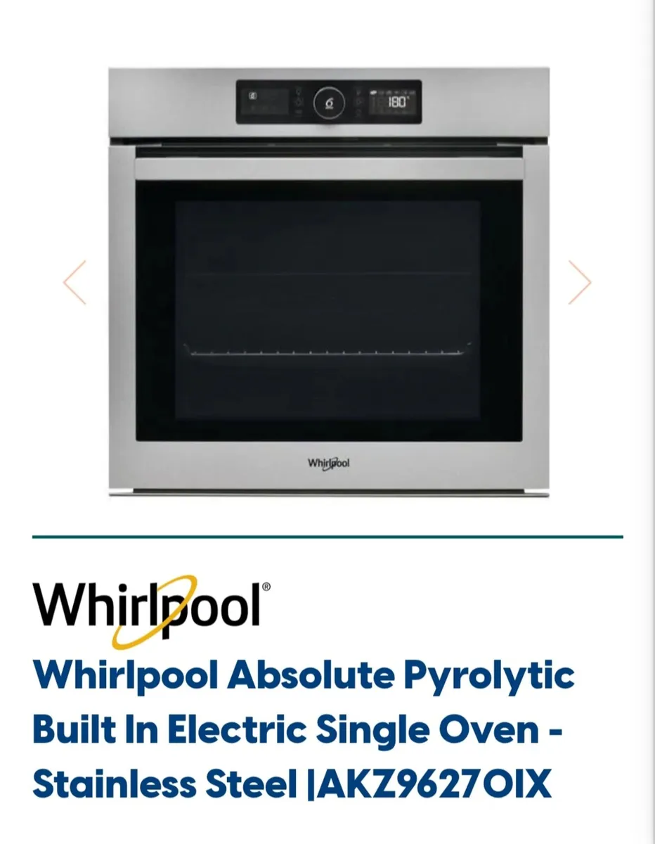 Whirlpool 6sence oven and hob (as new, unused) - Image 2