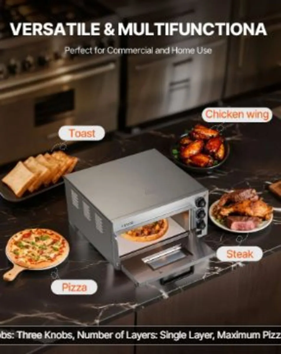Commercial Countertop Pizza Oven Electric - Image 4