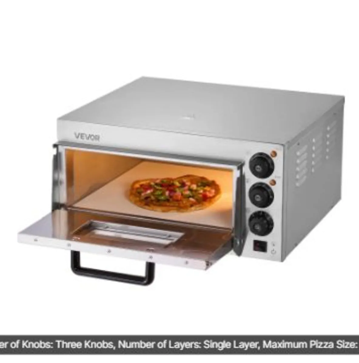 Commercial Countertop Pizza Oven Electric - Image 3