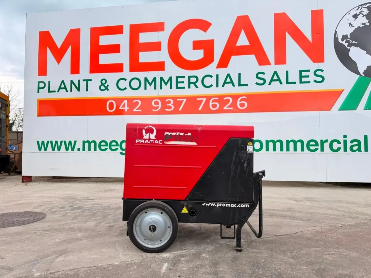 2021 PRAMAC 6 KVA GENERATOR ...227 HRS ...891T - Image 1