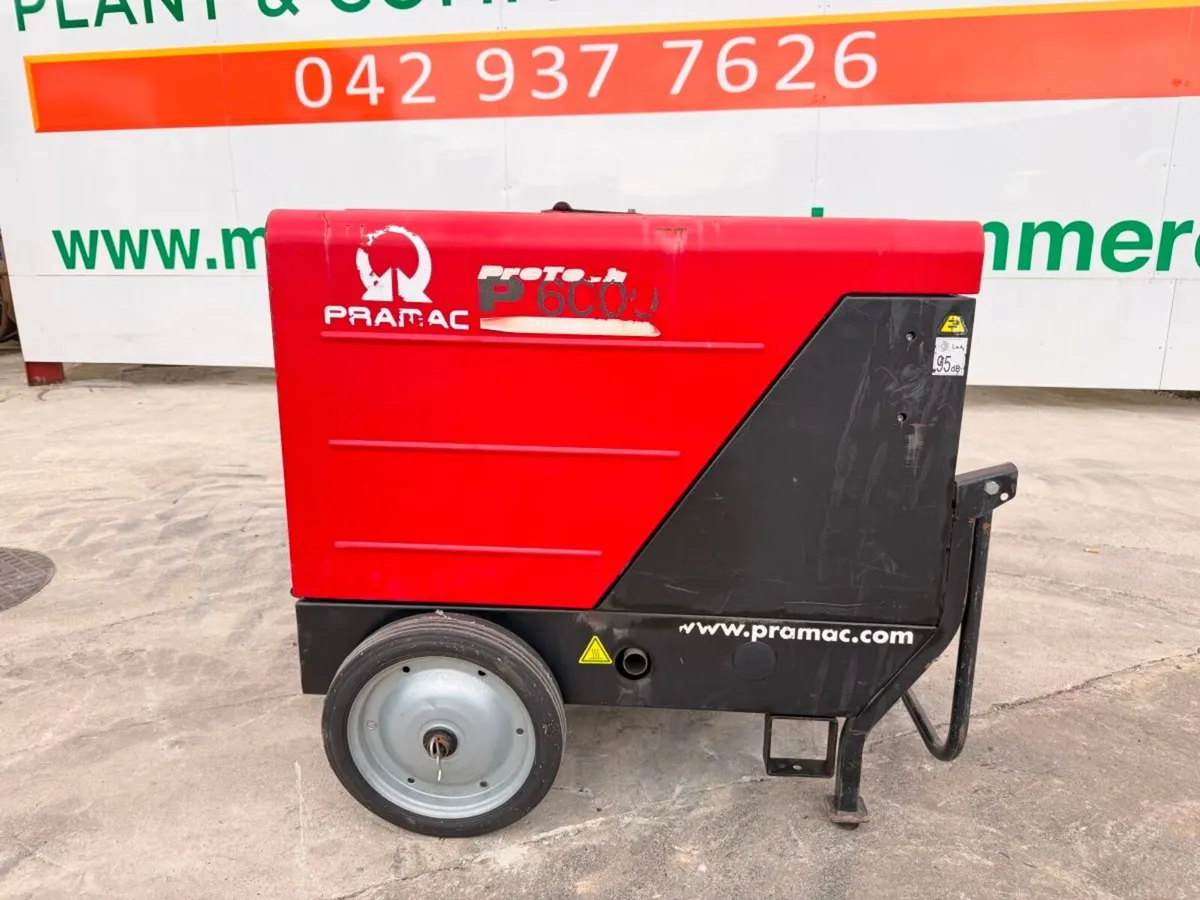 2021 PRAMAC 6 KVA GENERATOR ...227 HRS ...891T - Image 3