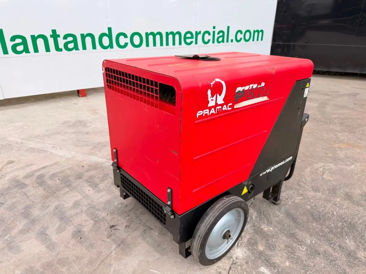 2021 PRAMAC 6 KVA GENERATOR ...227 HRS ...891T - Image 4