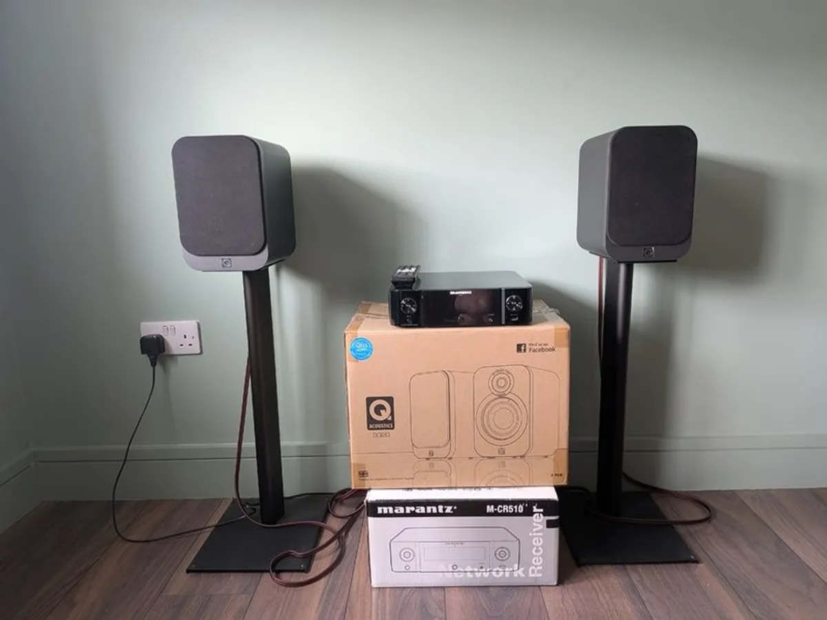 Q Acoustics 3020 Speakers & Marantz M-CR510 Bundle - Image 3