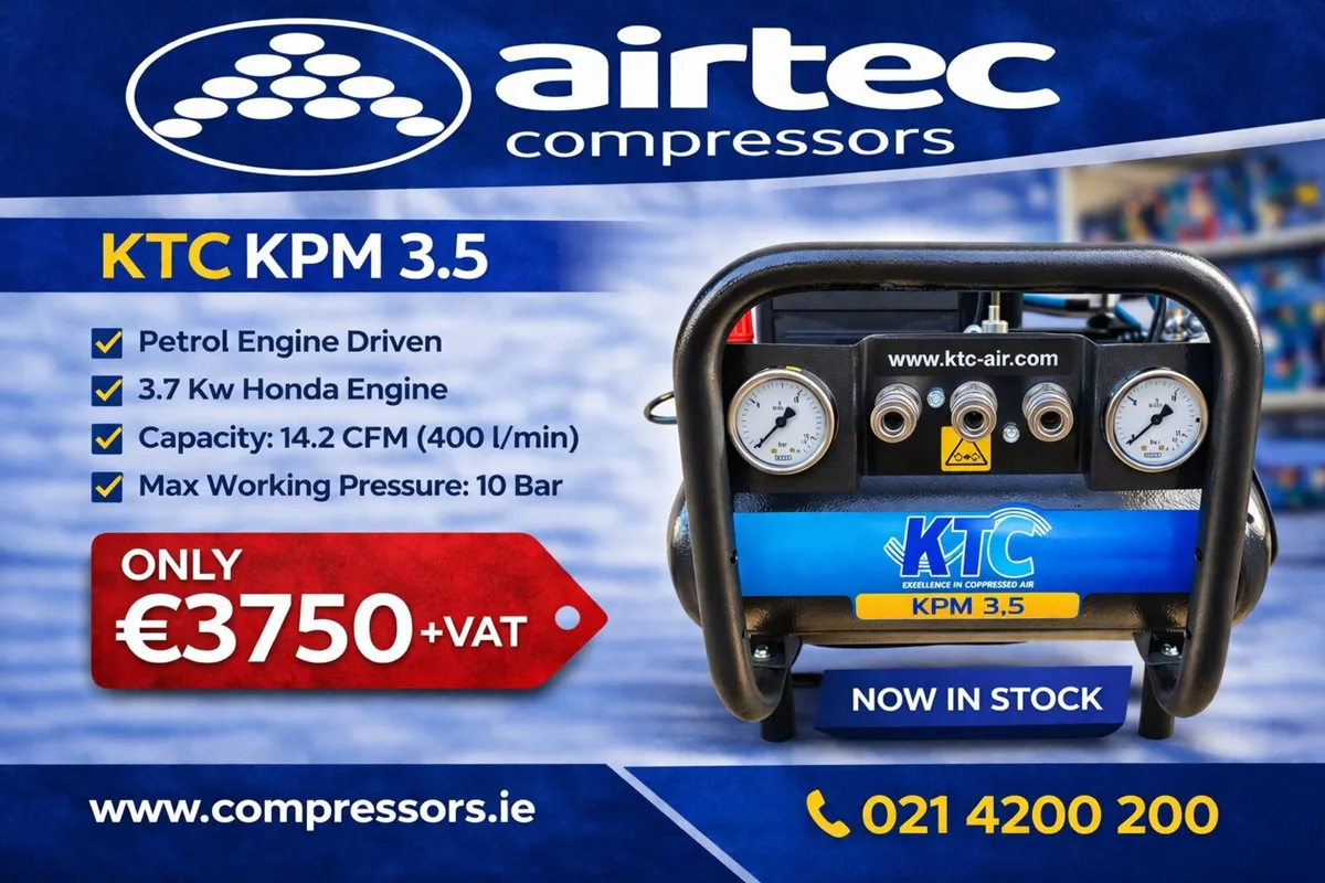 Compressor - Petrol Powered- In Stock - Image 2