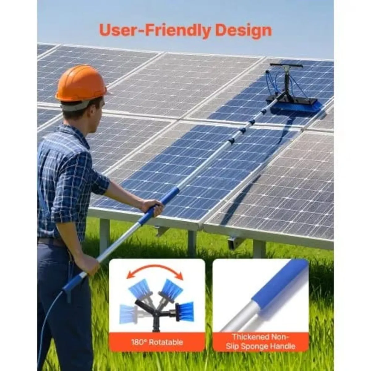 Solar Panel Cleaning Kit, 4.6 m, Water Fed Pole Ki - Image 2