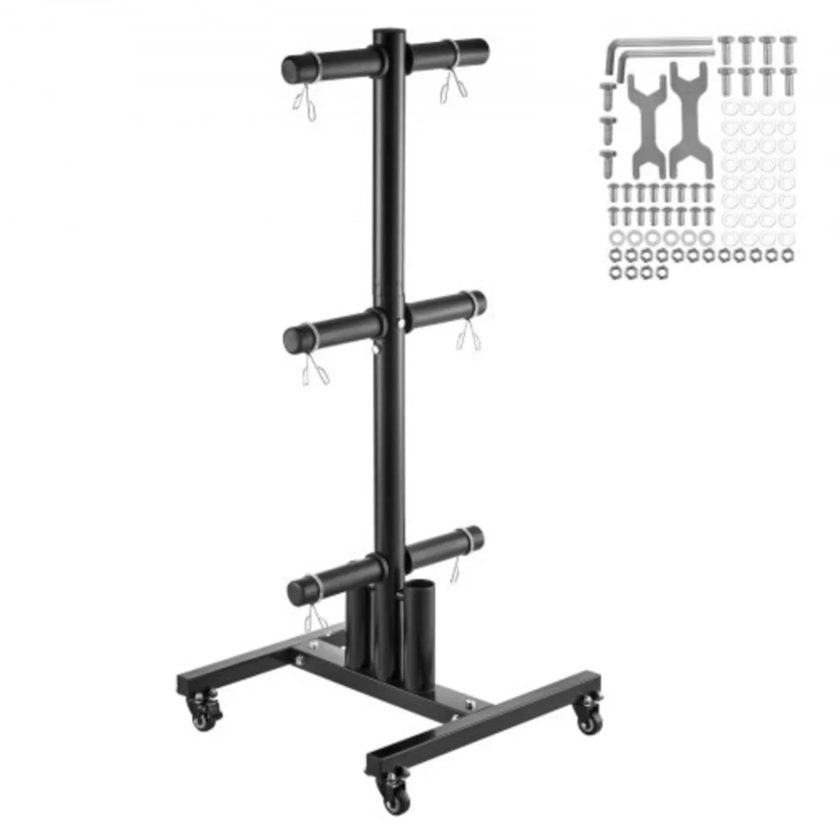 Weight Plate Rack, Vertical Weight Plate Tree for - Image 1
