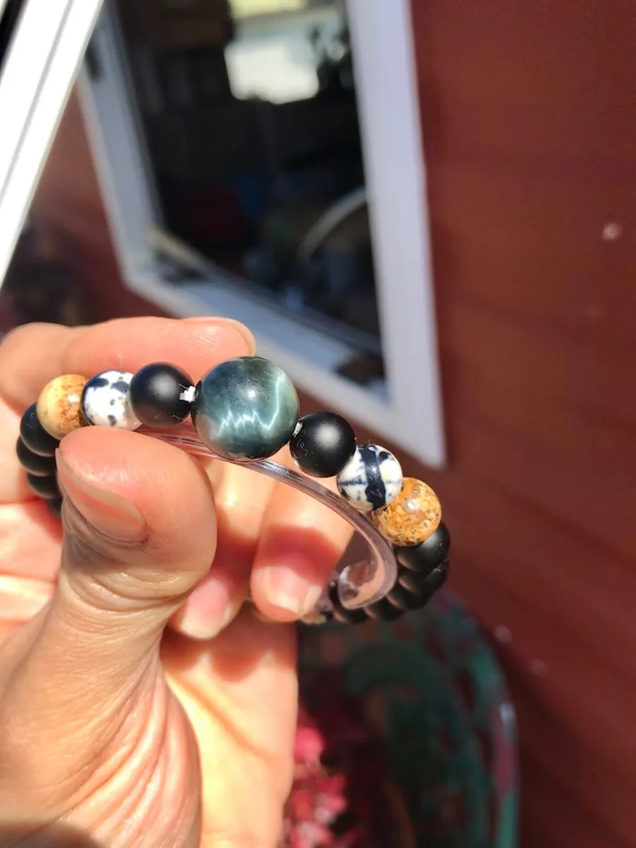 Natural mixed gemstones bracelet (energy bracelet) - Image 1