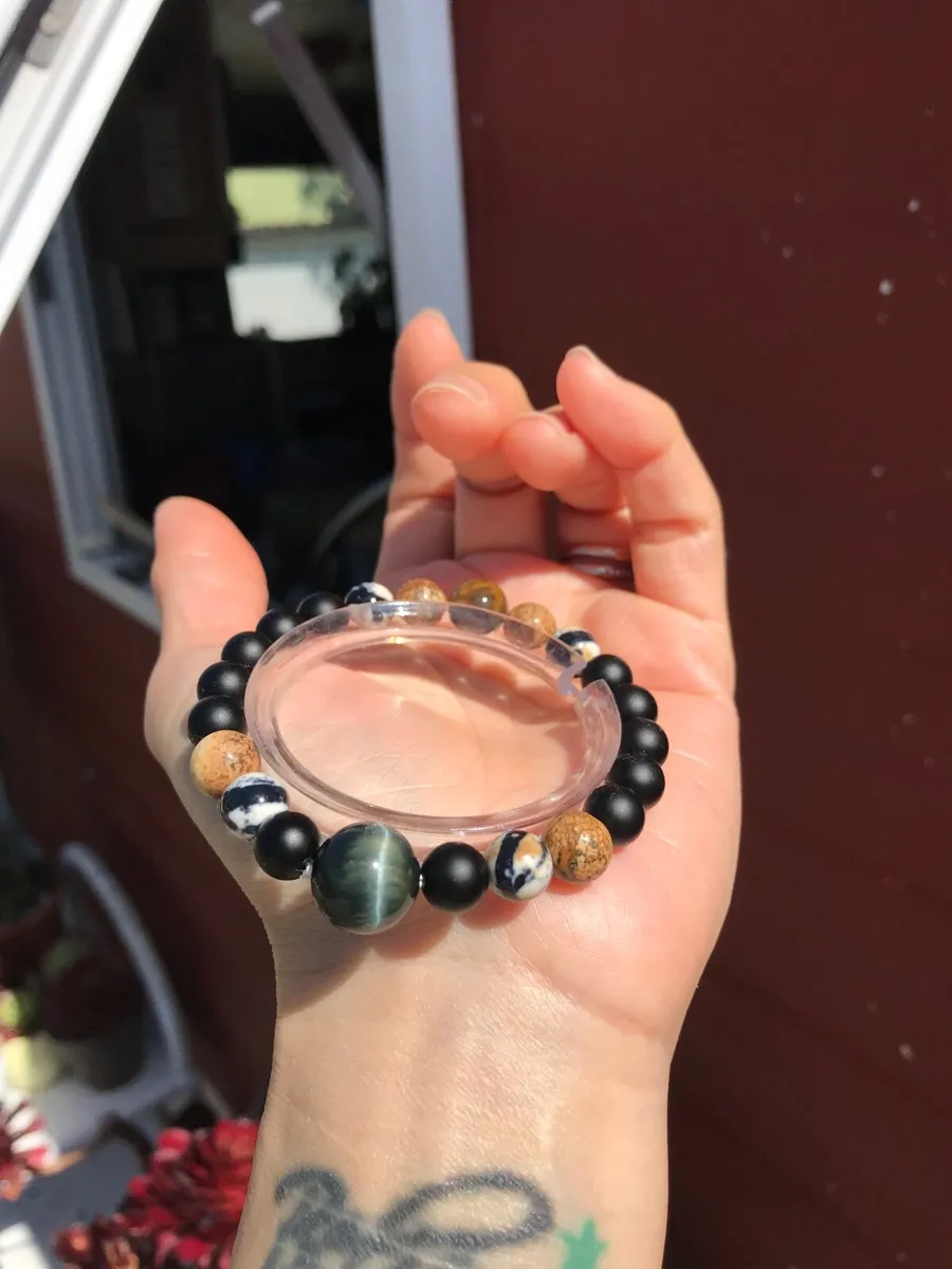 Natural mixed gemstones bracelet (energy bracelet) - Image 2