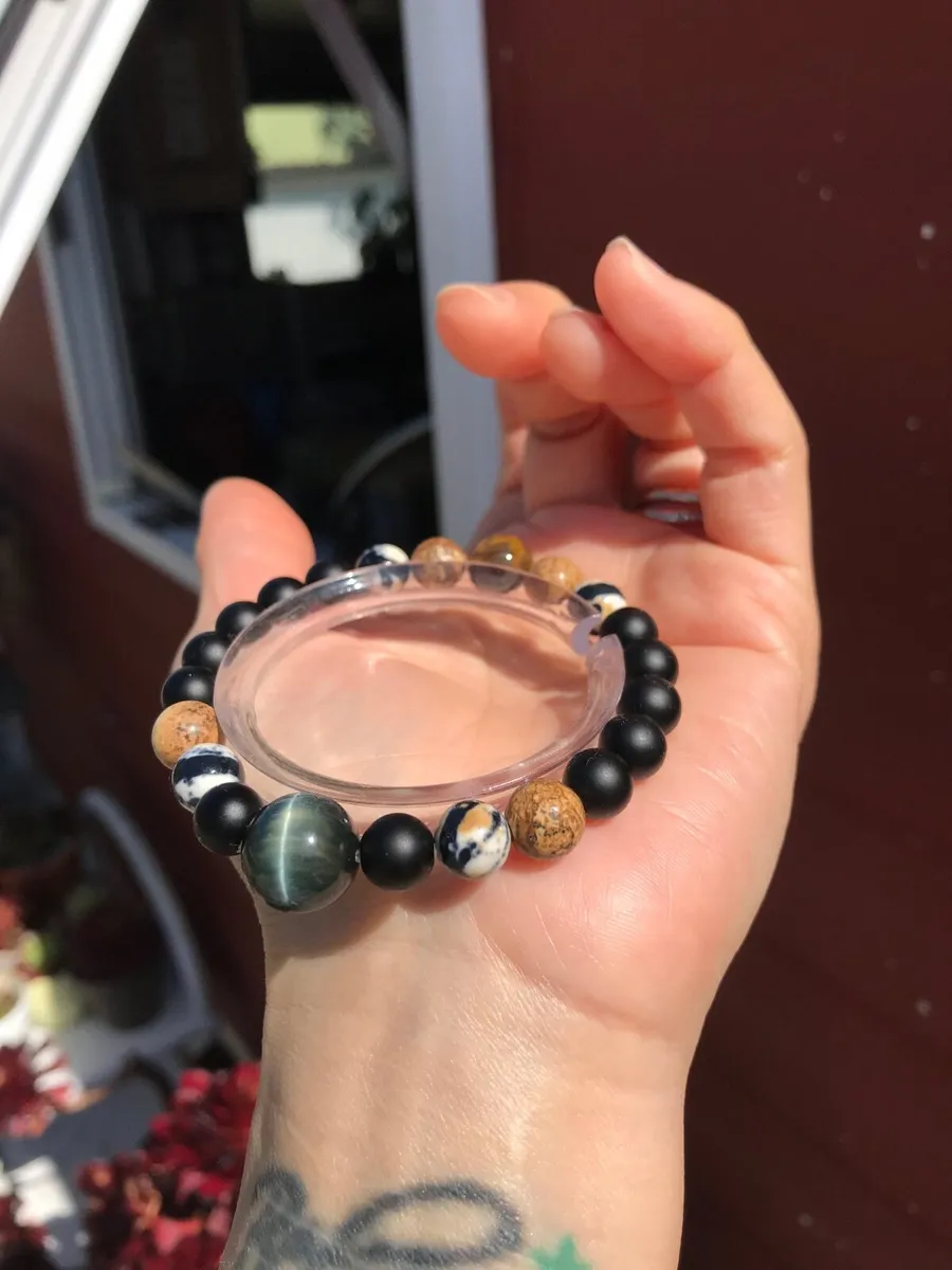 Natural mixed gemstones bracelet (energy bracelet) - Image 3