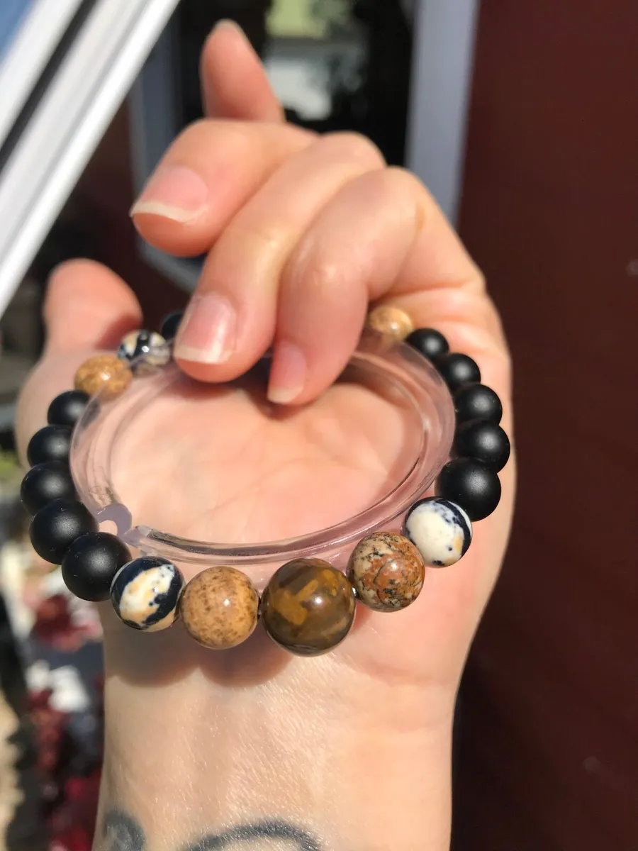 Natural mixed gemstones bracelet (energy bracelet) - Image 4