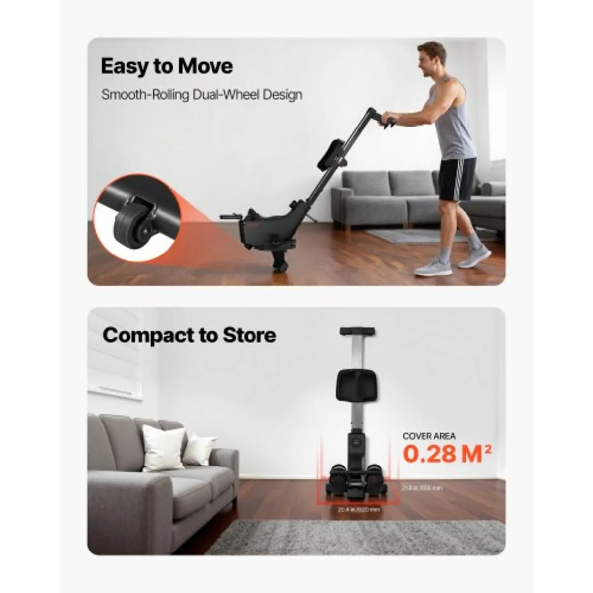 Magnetic Rowing Machine,16-Level Quiet Resistance - Image 2