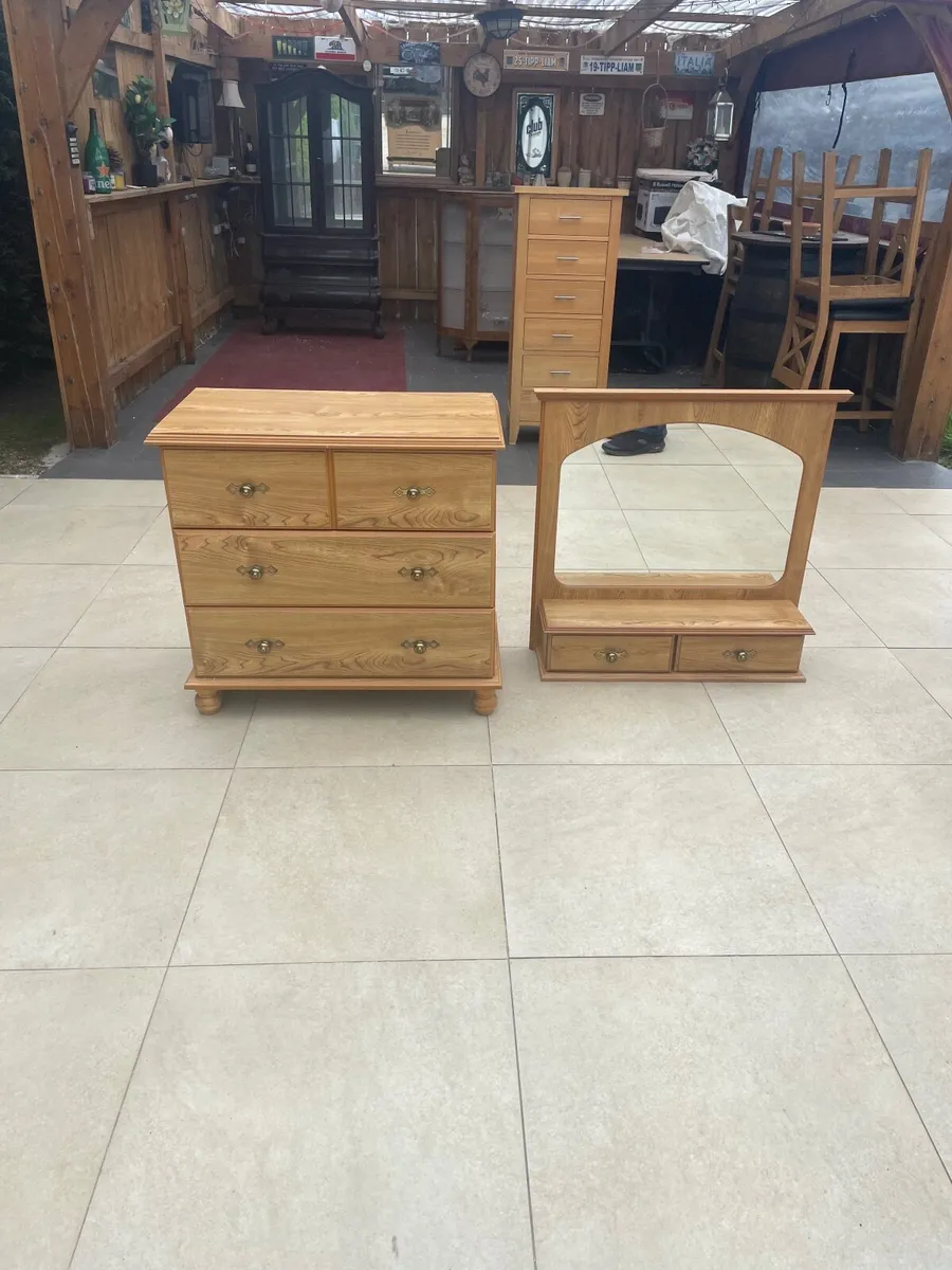 Chest of drawers with detachable mirror - Image 4