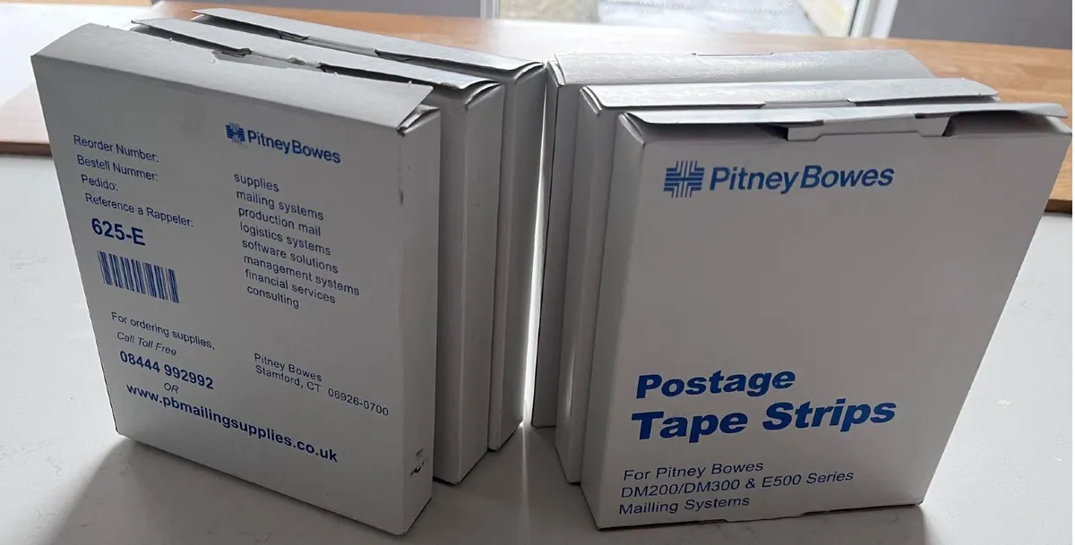 Pitney Bowes - Postage Tape Strips - 625-E - Image 1