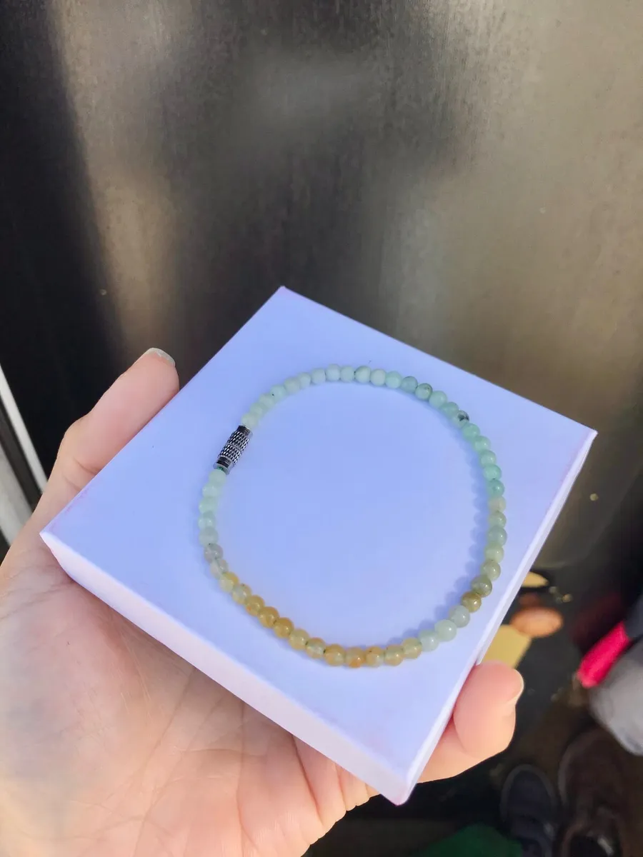 Type A Burma Jadeite Jade bracelet - Image 4