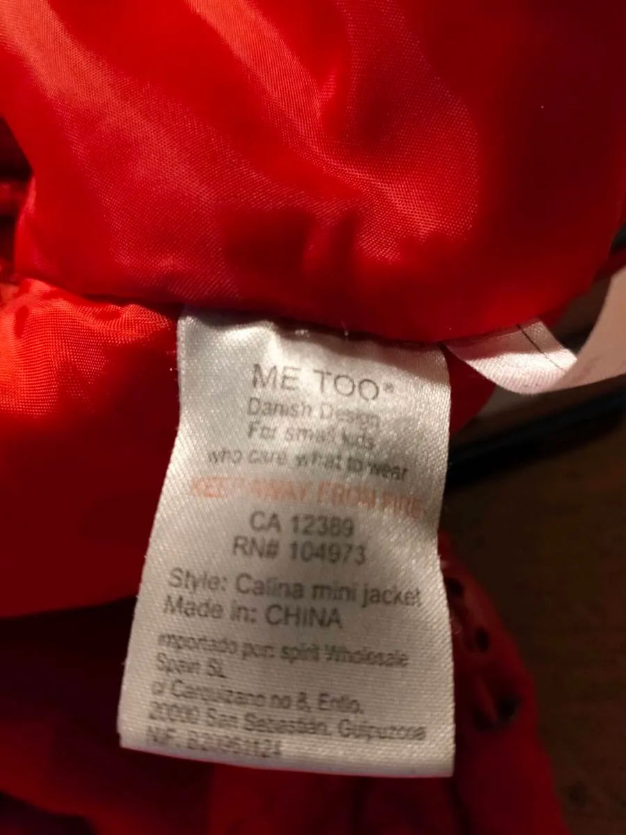 Girls Me Too Jacket, size 92. Great condition. 24- - Image 4