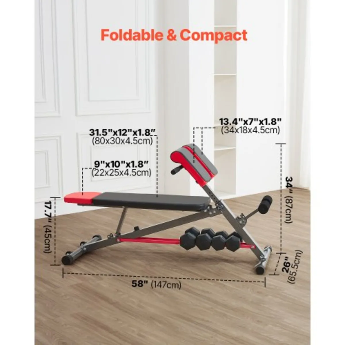 Multi-Functional Weight Bench for Full Body Workou - Image 3