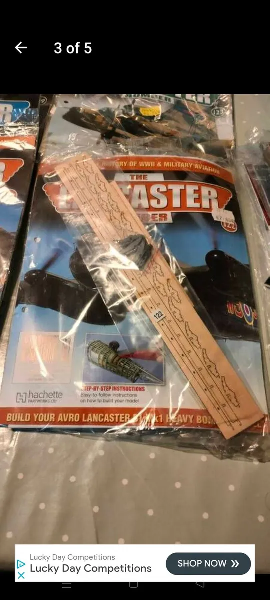 Hachette vintage. The Lancaster Bomber. Build you - Image 3