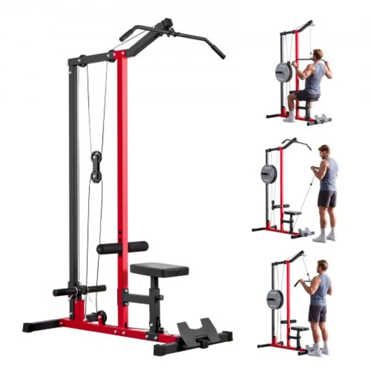LAT Pull Down Machine, 2-in-1 Row Cable Machine, C - Image 1