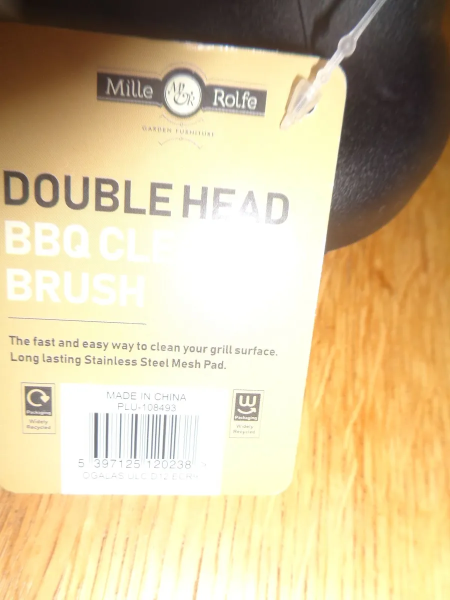 Double Head BBQ Cleaning Brush for Sale - Image 2