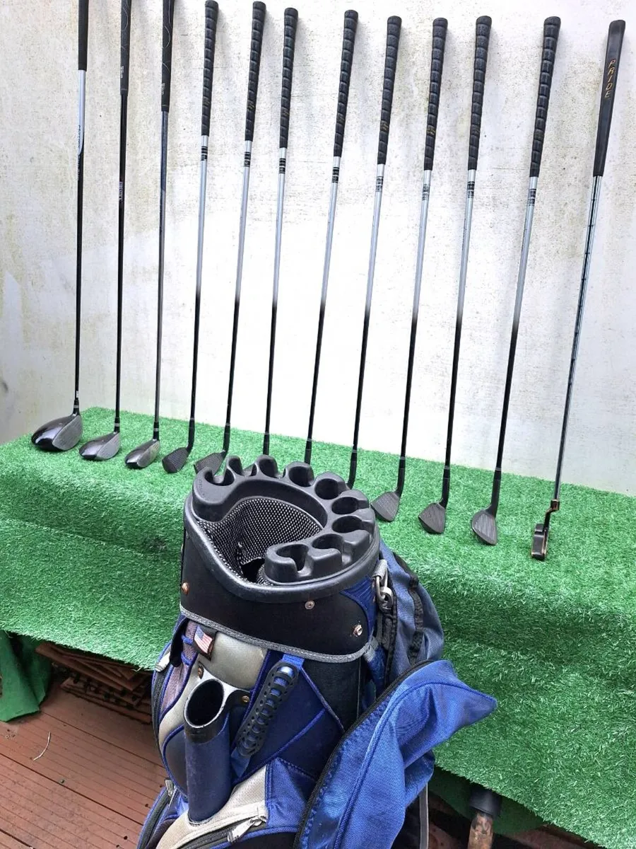 Golf clubs,  full set and bag - Image 2