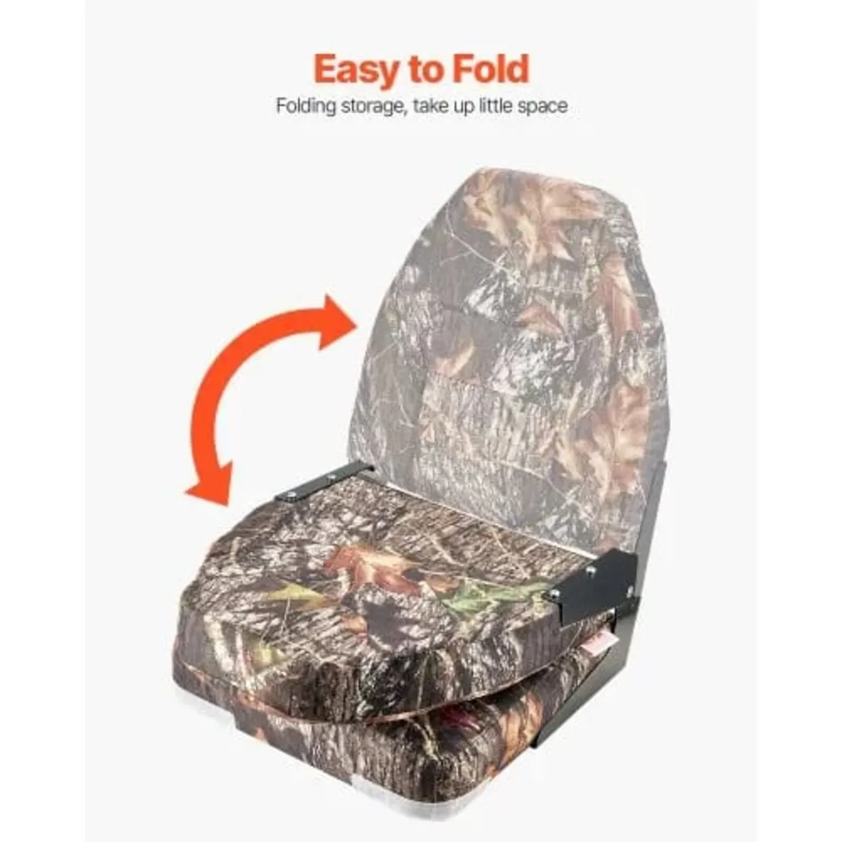 Boat Seat, High Backrest, Folding Fishing Boat Sea - Image 4