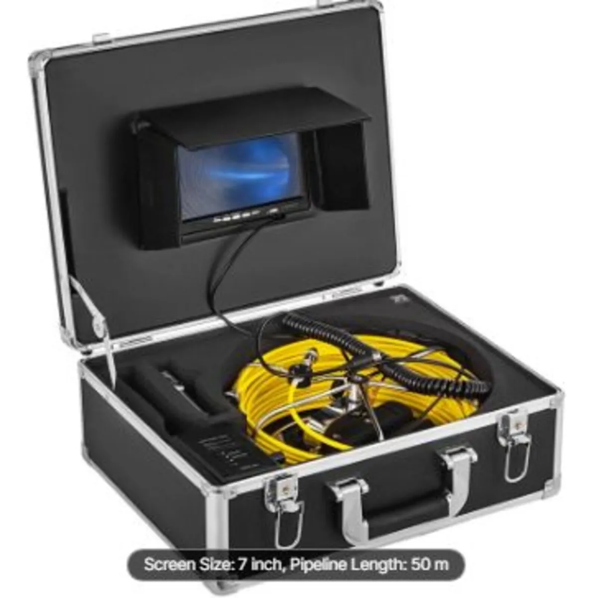50M Sewer Inspection Camera 7 Inch - Image 1